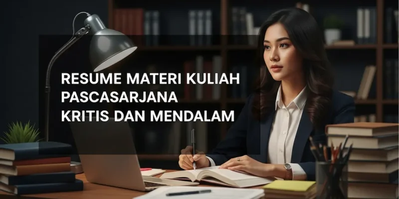 Resume Materi Kuliah Pascasarjana Kritis dan Mendalam