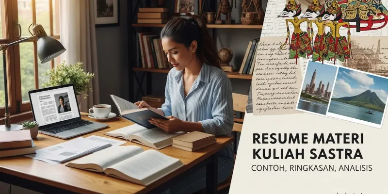 Resume Materi Kuliah Sastra Contoh, Ringkasan, Analisis