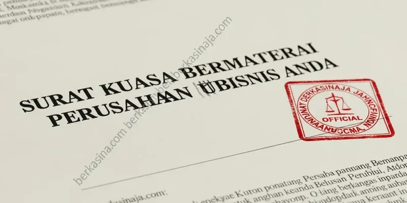 Surat Kuasa Bermaterai Perusahaan untuk Bisnis Anda