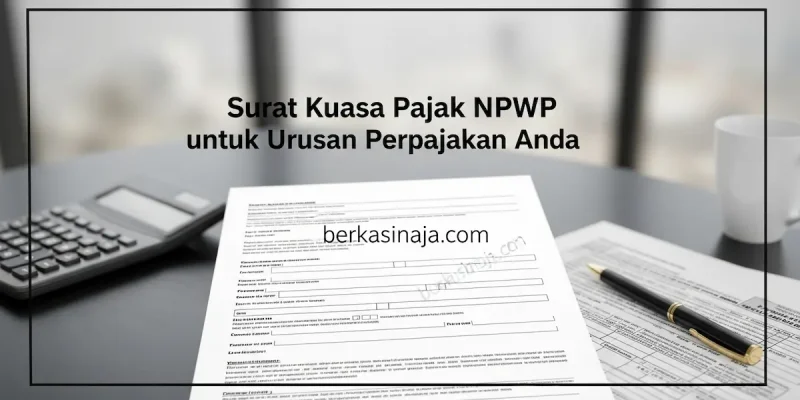 Surat Kuasa Pajak NPWP untuk Urusan Perpajakan Anda