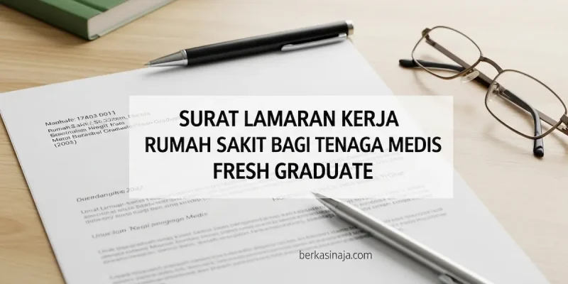 Surat Lamaran Kerja Rumah Sakit Bagi Tenaga Medis Fresh Graduate