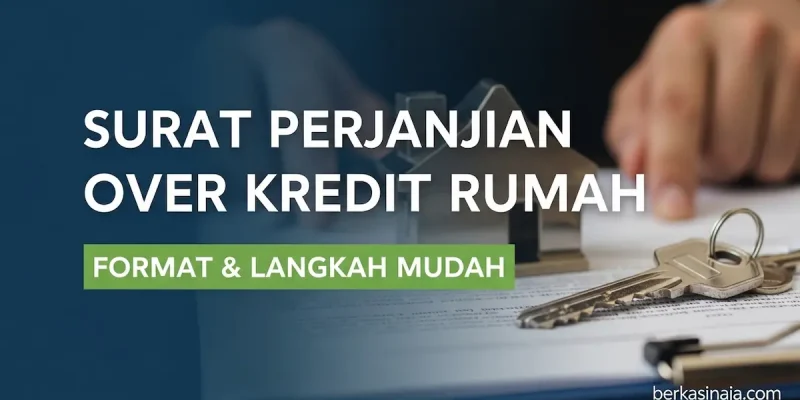 Surat Perjanjian Over Kredit Rumah Format & Langkah Mudah