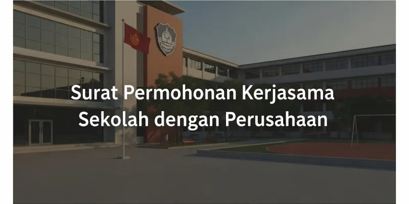 Surat Permohonan Kerjasama Sekolah dengan Perusahaan