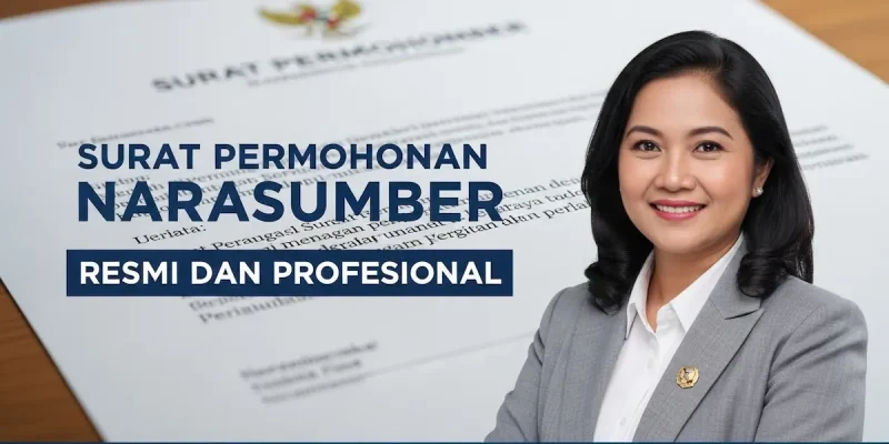 Surat Permohonan Narasumber Resmi dan Profesional