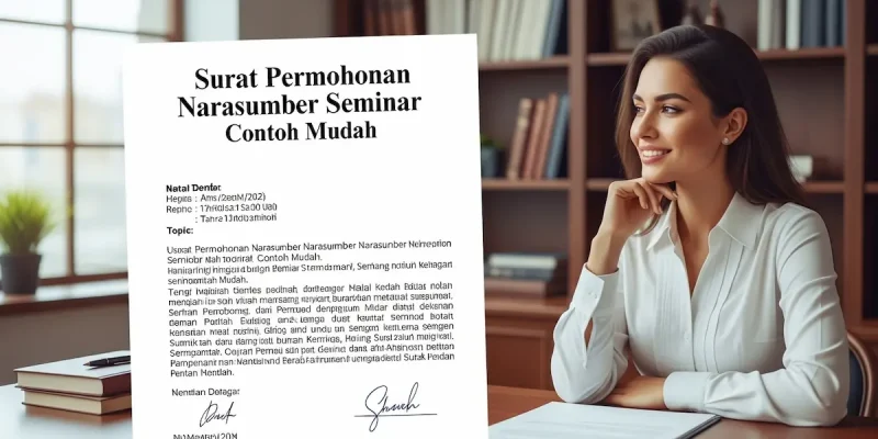 Surat Permohonan Narasumber Seminar Contoh Mudah