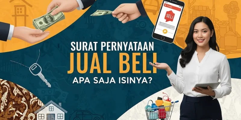 Surat Pernyataan Jual Beli Apa Saja Isinya
