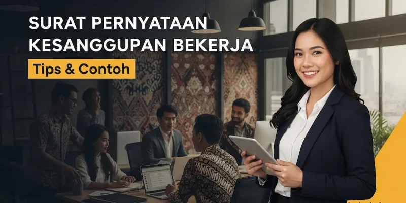 Surat Pernyataan Kesanggupan Bekerja Tips & Contoh