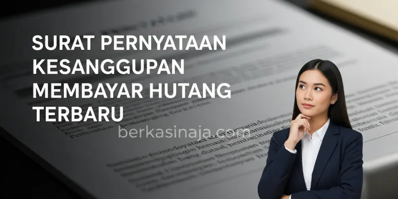 Surat Pernyataan Kesanggupan Membayar Hutang Terbaru