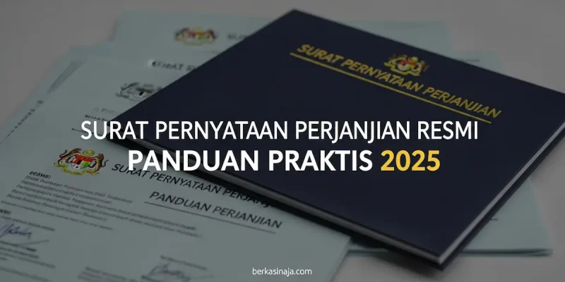 Surat Pernyataan Perjanjian Resmi Panduan Praktis 2025