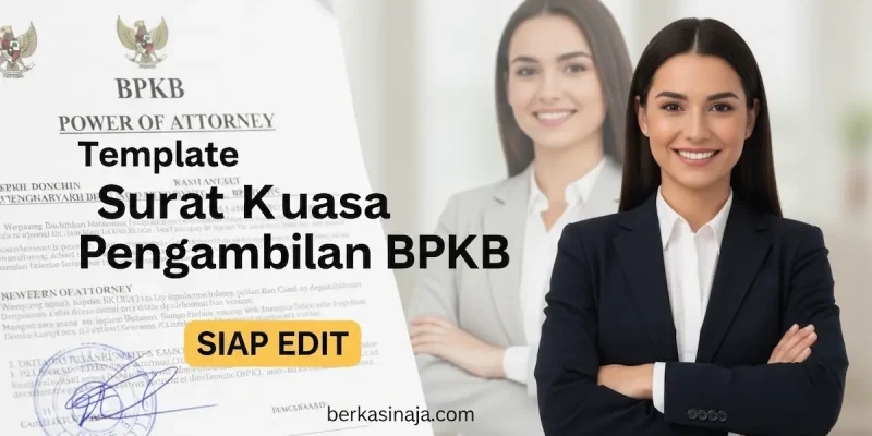 Template Surat Kuasa Pengambilan BPKB Siap Edit