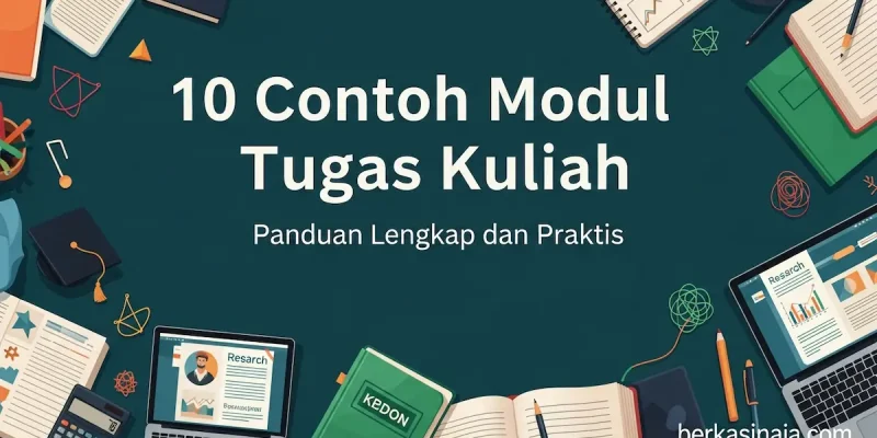 10 Contoh Modul Tugas Kuliah Panduan Lengkap dan Praktis