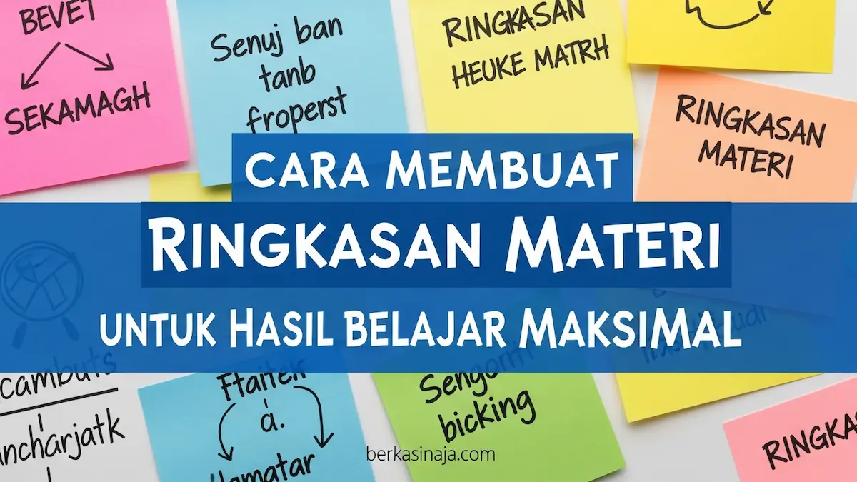 Cara Membuat Ringkasan Materi untuk Hasil Belajar Maksimal