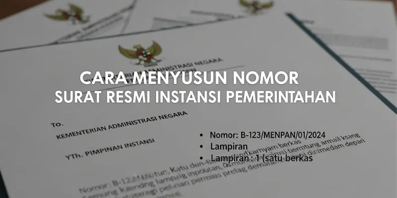 Cara Menyusun Nomor Surat Resmi Instansi Pemerintahan