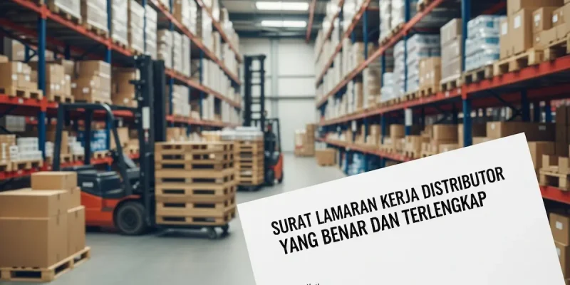 Surat Lamaran Kerja Distributor yang Benar dan Terlengkap