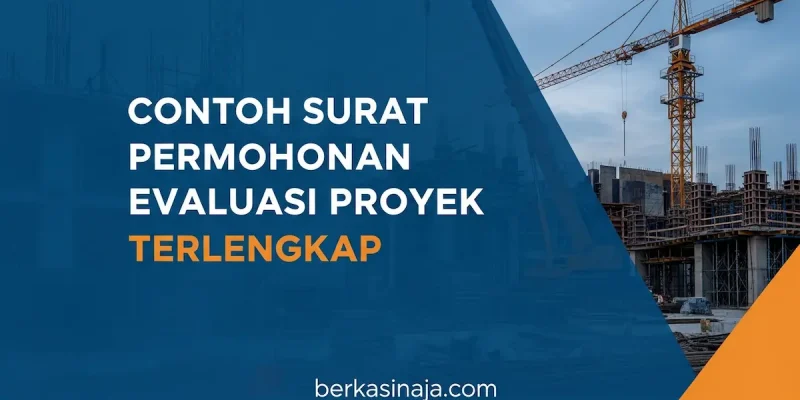 Contoh Surat Permohonan Evaluasi Proyek Terlengkap