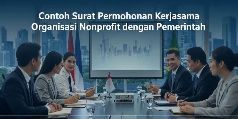 Contoh Surat Permohonan Kerjasama Organisasi Nonprofit dengan Pemerintah