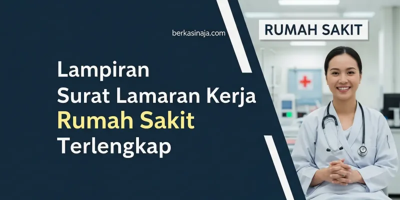 Lampiran Surat Lamaran Kerja Rumah Sakit Terlengkap