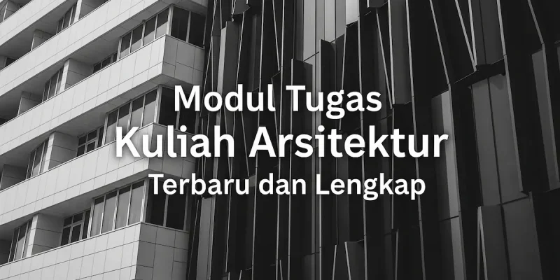 Modul Tugas Kuliah Arsitektur Terbaru dan Lengkap