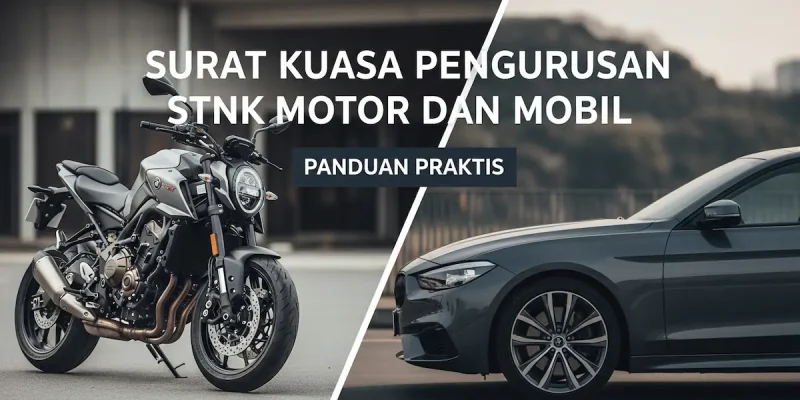 Surat Kuasa Pengurusan STNK Motor dan Mobil Panduan Praktis