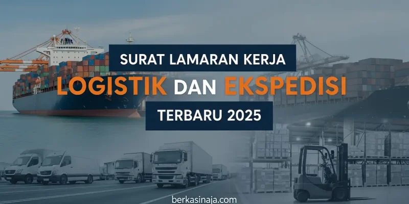 Surat Lamaran Kerja Logistik dan Ekspedisi Terbaru 2025