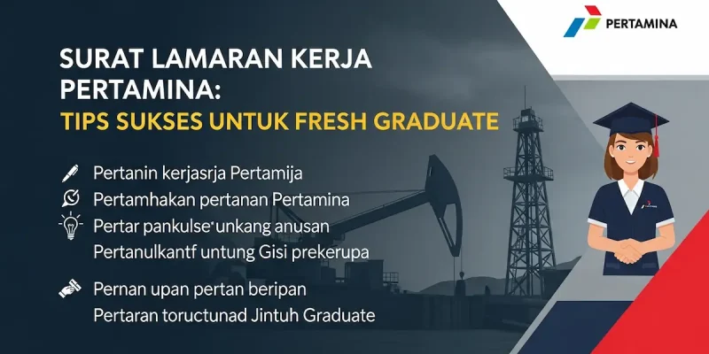 Surat Lamaran Kerja Pertamina Tips Sukses untuk Fresh Graduate