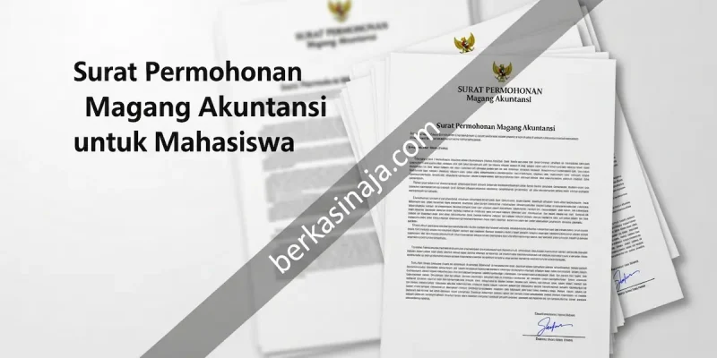 Surat Permohonan Magang Akuntansi untuk Mahasiswa
