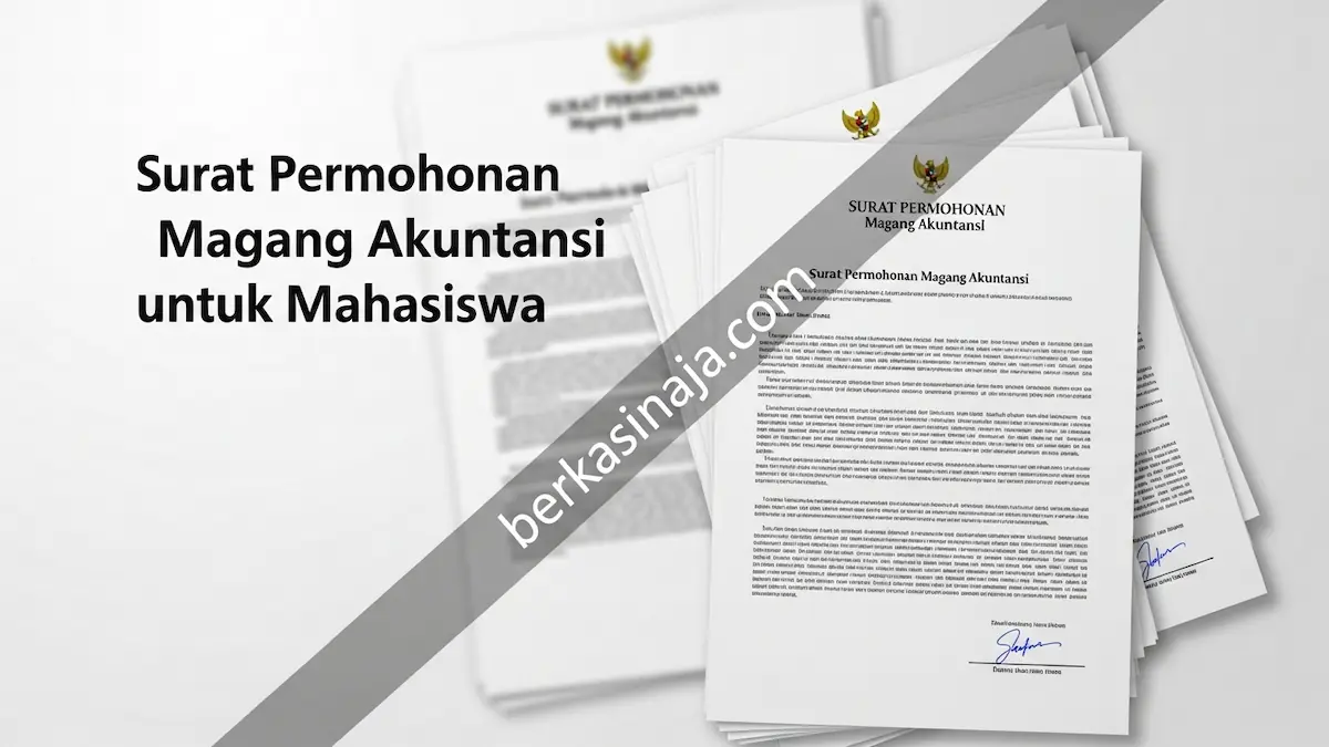 Surat Permohonan Magang Akuntansi untuk Mahasiswa