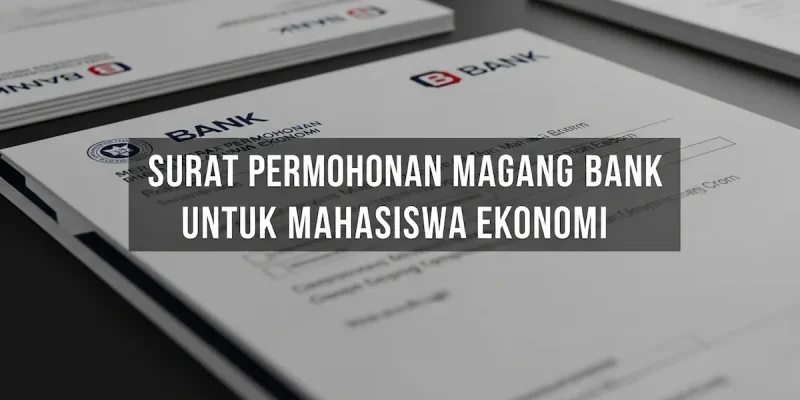 Surat Permohonan Magang Bank untuk Mahasiswa Ekonomi