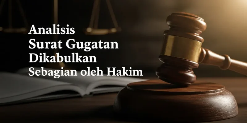 Analisis Surat Gugatan Dikabulkan Sebagian oleh Hakim