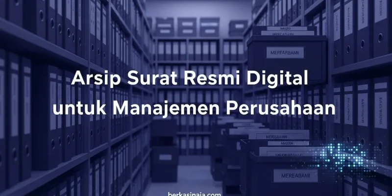 Arsip Surat Resmi Digital untuk Manajemen Perusahaan