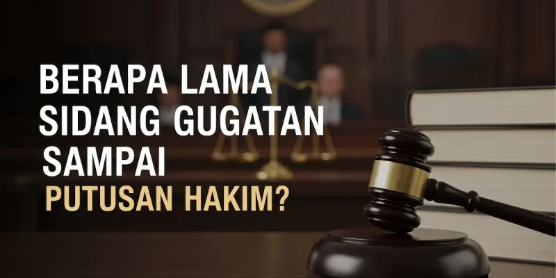 Berapa Lama Sidang Gugatan Sampai Putusan Hakim