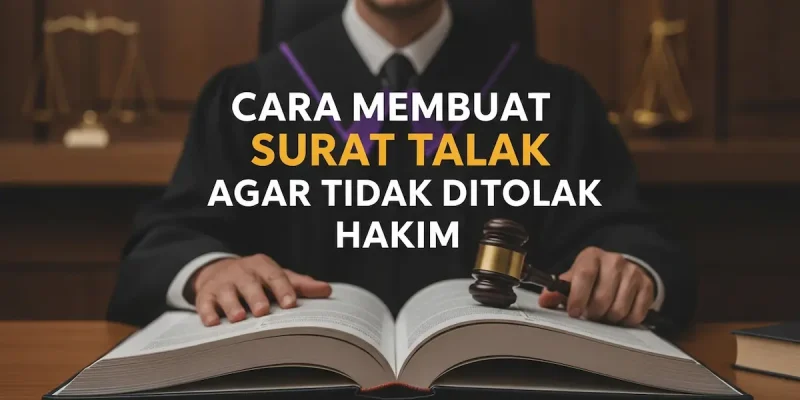 Cara Membuat Surat Talak agar Tidak Ditolak Hakim