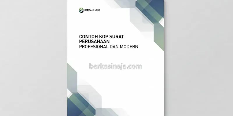 Contoh Kop Surat Perusahaan Profesional dan Modern