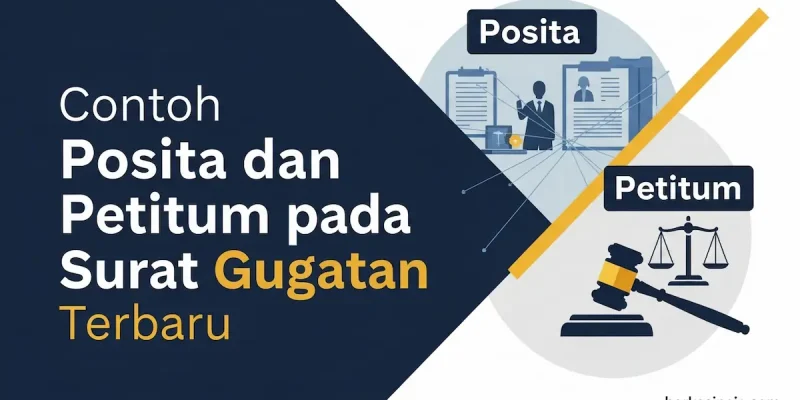 Contoh Posita dan Petitum pada Surat Gugatan Terbaru