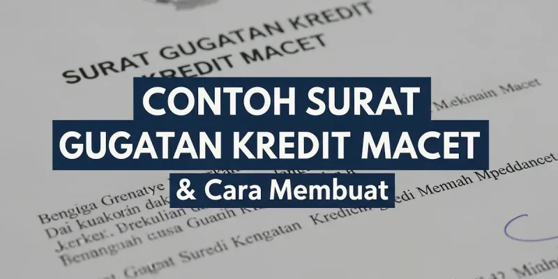 Contoh Surat Gugatan Kredit Macet & Cara Membuat