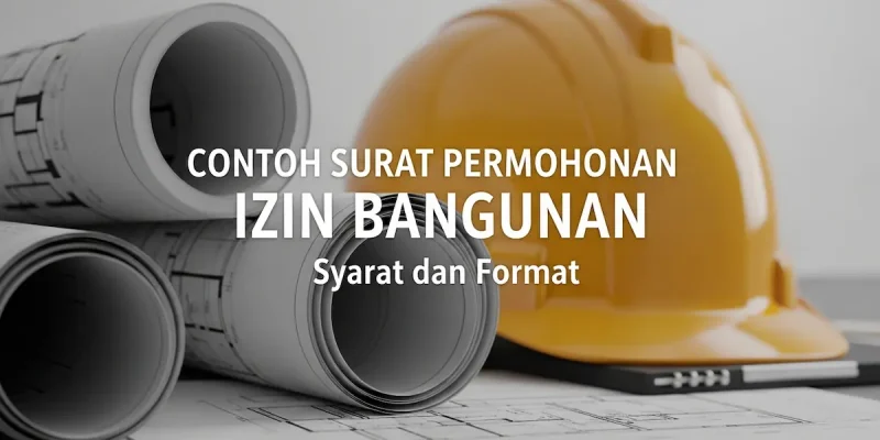 Contoh Surat Permohonan Izin Bangunan Syarat dan Format