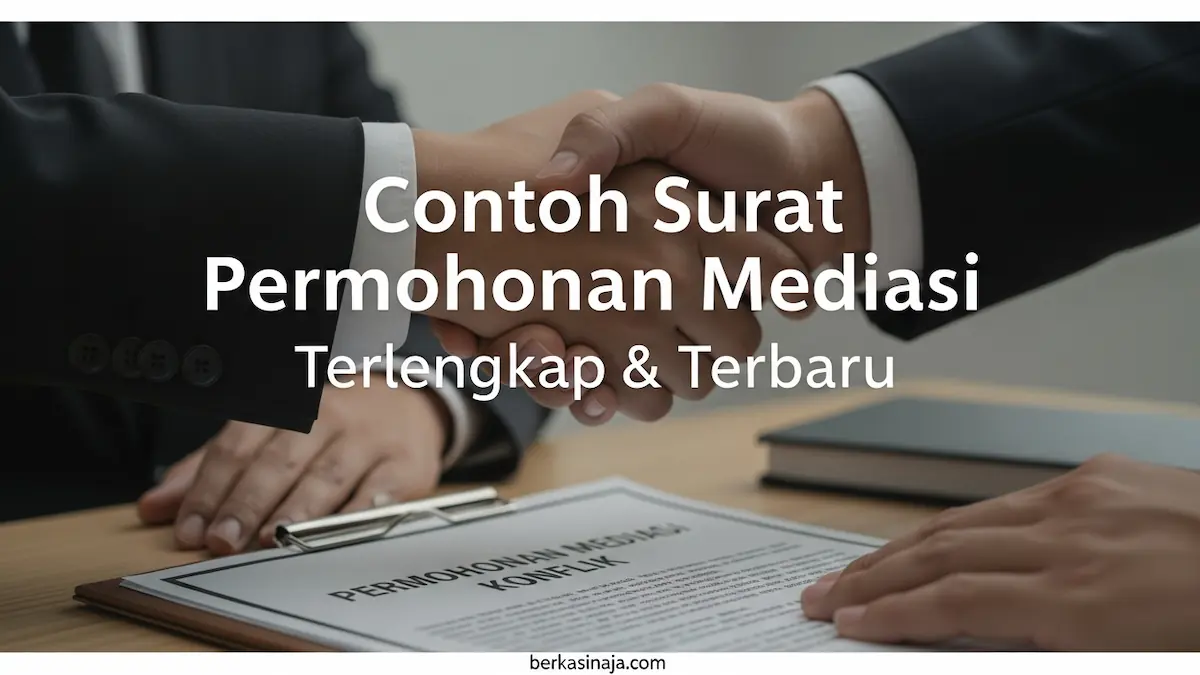 Contoh Surat Permohonan Mediasi Terlengkap & Terbaru