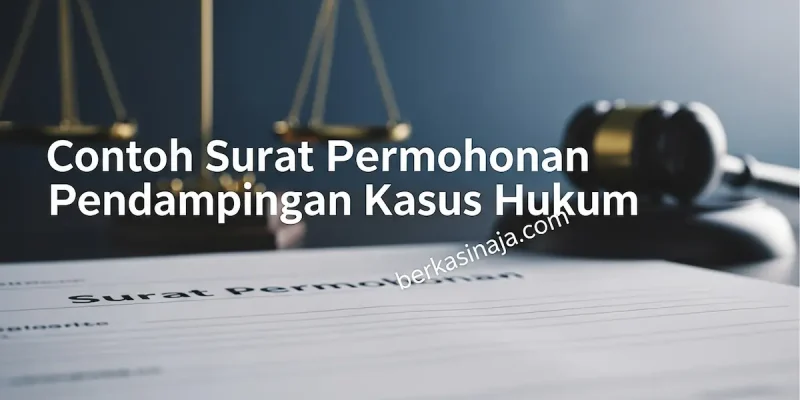 Contoh Surat Permohonan Pendampingan Kasus Hukum