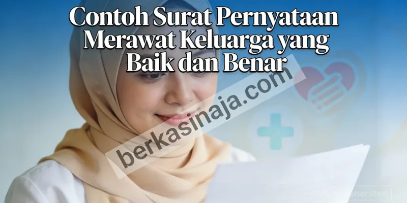Contoh Surat Pernyataan Merawat Keluarga yang Baik dan Benar