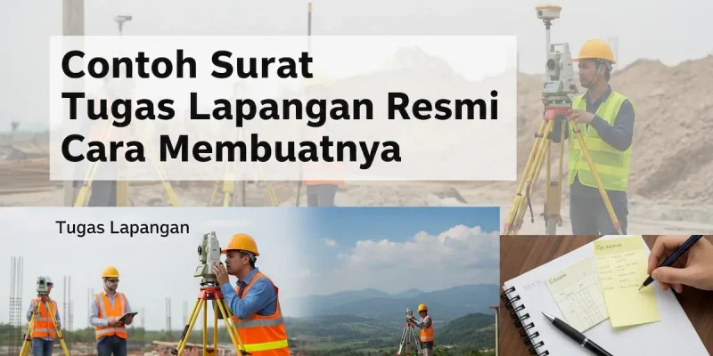 Contoh Surat Tugas Lapangan Resmi dan Cara Membuatnya