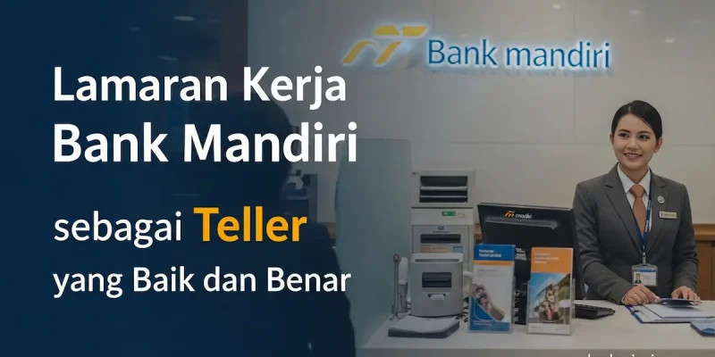 Lamaran Kerja Bank Mandiri sebagai Teller yang Baik dan Benar