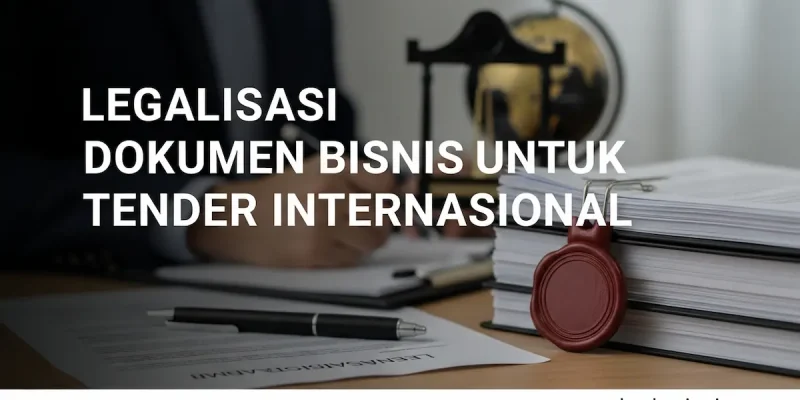 Legalisasi Dokumen Bisnis untuk Tender Internasional