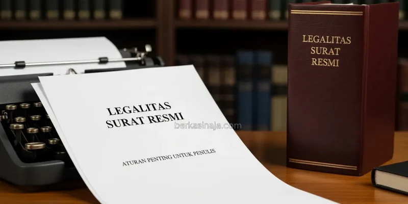 Legalitas Surat Resmi Aturan Penting untuk Penulis