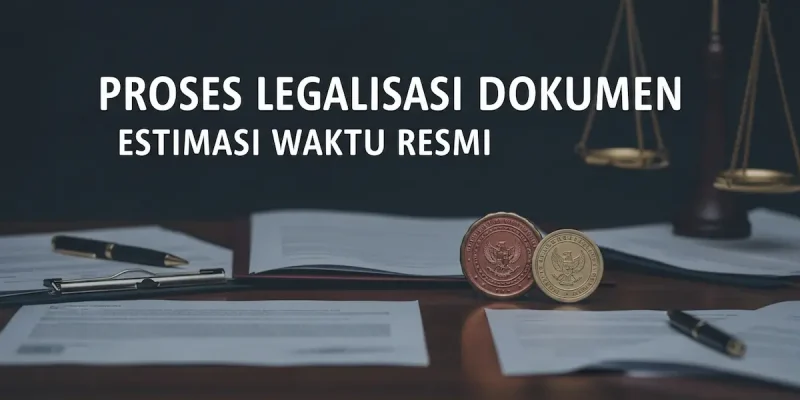Proses Legalisasi Dokumen Estimasi Waktu Resmi