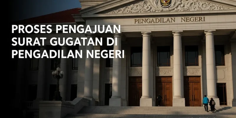 Proses Pengajuan Surat Gugatan di Pengadilan Negeri