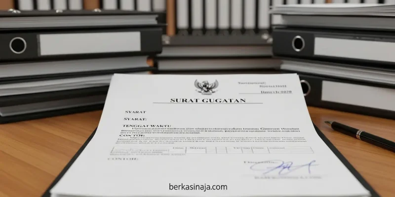 Surat Gugatan PTUN Syarat, Tenggat Waktu, dan Contoh