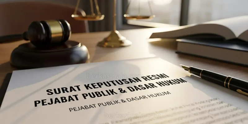 Surat Keputusan Resmi Pejabat Publik & Dasar Hukum