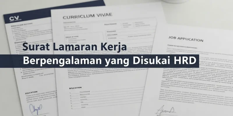 Surat Lamaran Kerja Berpengalaman yang Disukai HRD