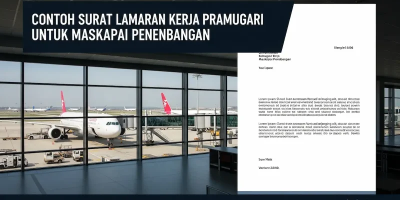 Surat Lamaran Kerja Pramugari untuk Maskapai Penerbangan