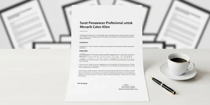Surat Penawaran Profesional untuk Menarik Calon Klien